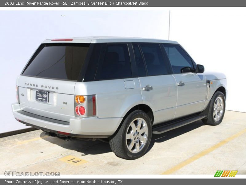 Zambezi Silver Metallic / Charcoal/Jet Black 2003 Land Rover Range Rover HSE
