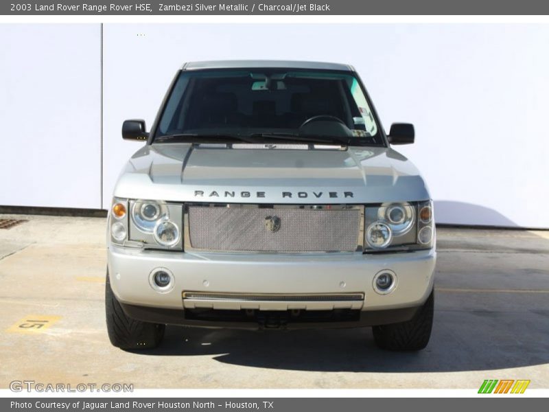 Zambezi Silver Metallic / Charcoal/Jet Black 2003 Land Rover Range Rover HSE