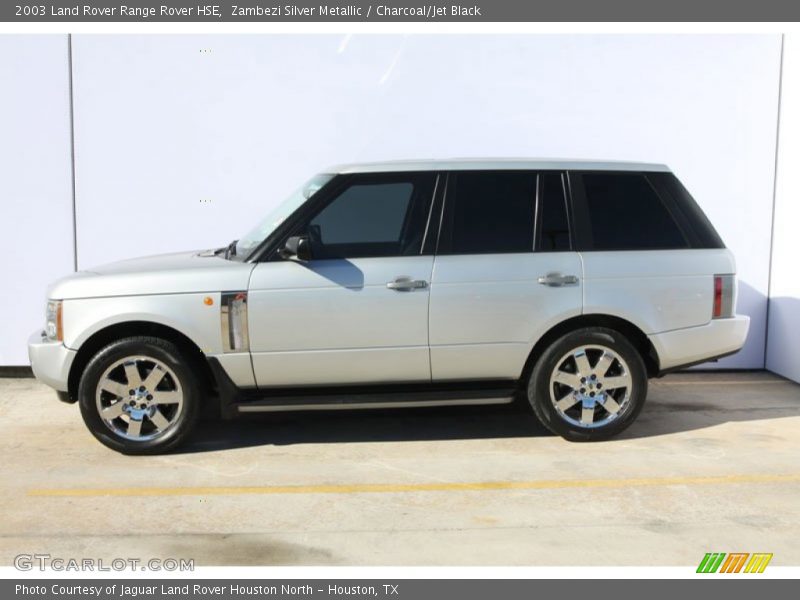 Zambezi Silver Metallic / Charcoal/Jet Black 2003 Land Rover Range Rover HSE