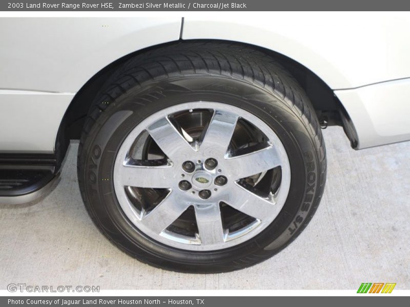 Zambezi Silver Metallic / Charcoal/Jet Black 2003 Land Rover Range Rover HSE
