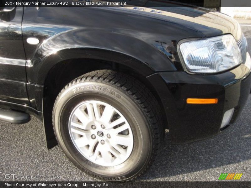 Black / Black/Light Parchment 2007 Mercury Mariner Luxury 4WD