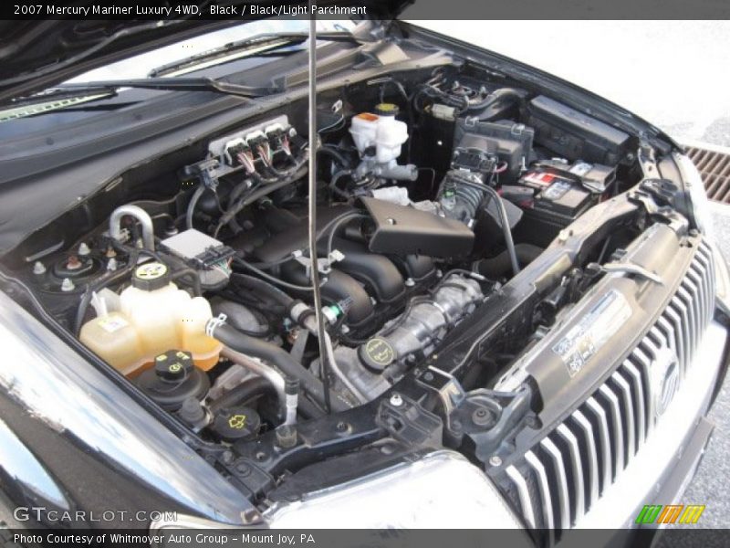 Black / Black/Light Parchment 2007 Mercury Mariner Luxury 4WD