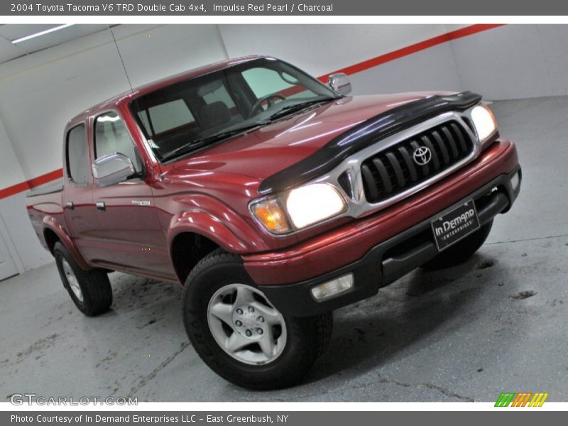 Impulse Red Pearl / Charcoal 2004 Toyota Tacoma V6 TRD Double Cab 4x4