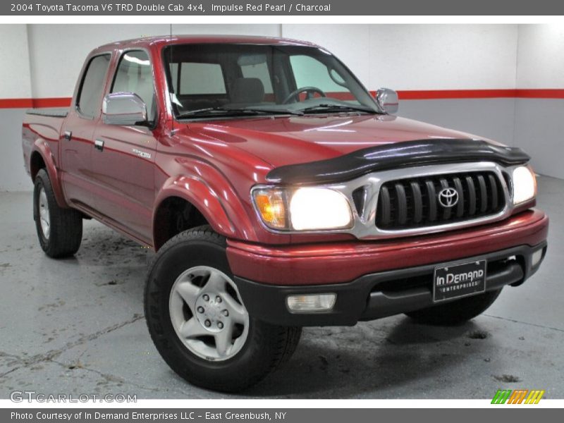 Impulse Red Pearl / Charcoal 2004 Toyota Tacoma V6 TRD Double Cab 4x4