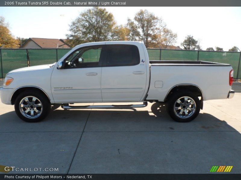 Natural White / Light Charcoal 2006 Toyota Tundra SR5 Double Cab