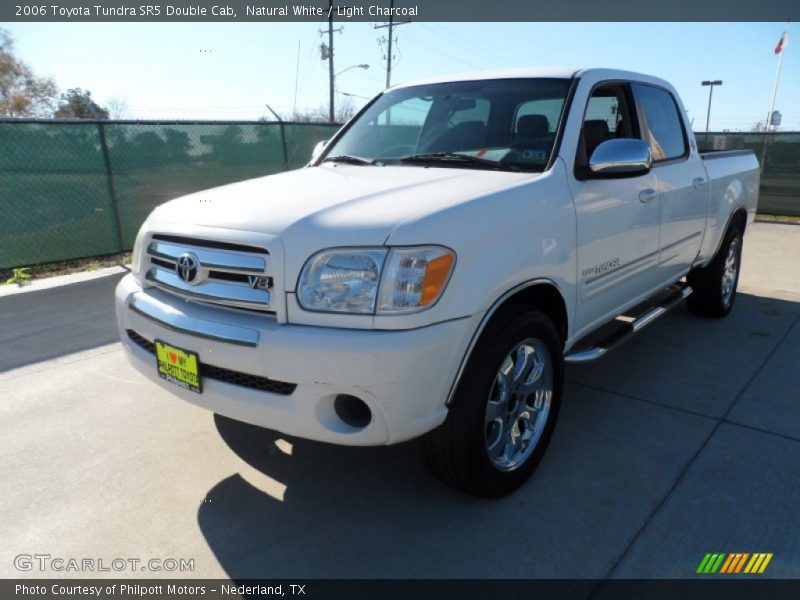 Natural White / Light Charcoal 2006 Toyota Tundra SR5 Double Cab