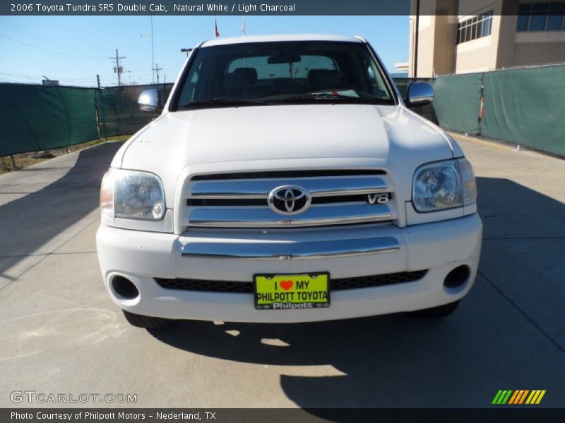 Natural White / Light Charcoal 2006 Toyota Tundra SR5 Double Cab