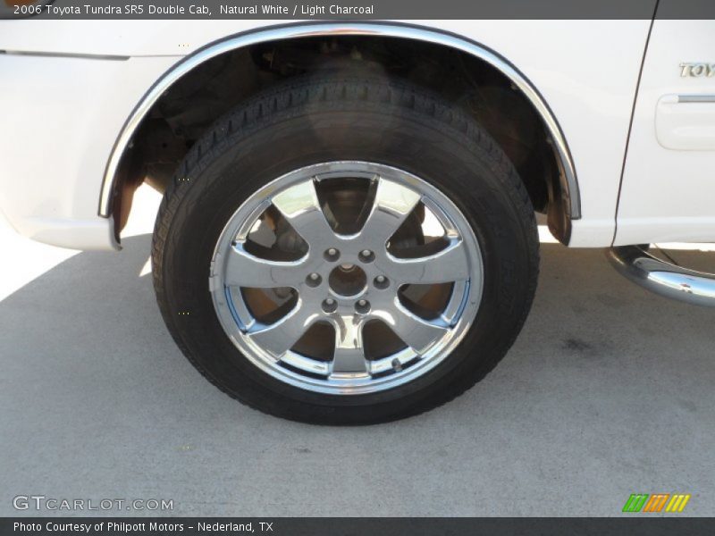 Natural White / Light Charcoal 2006 Toyota Tundra SR5 Double Cab