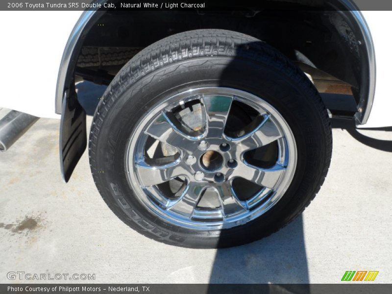 Natural White / Light Charcoal 2006 Toyota Tundra SR5 Double Cab
