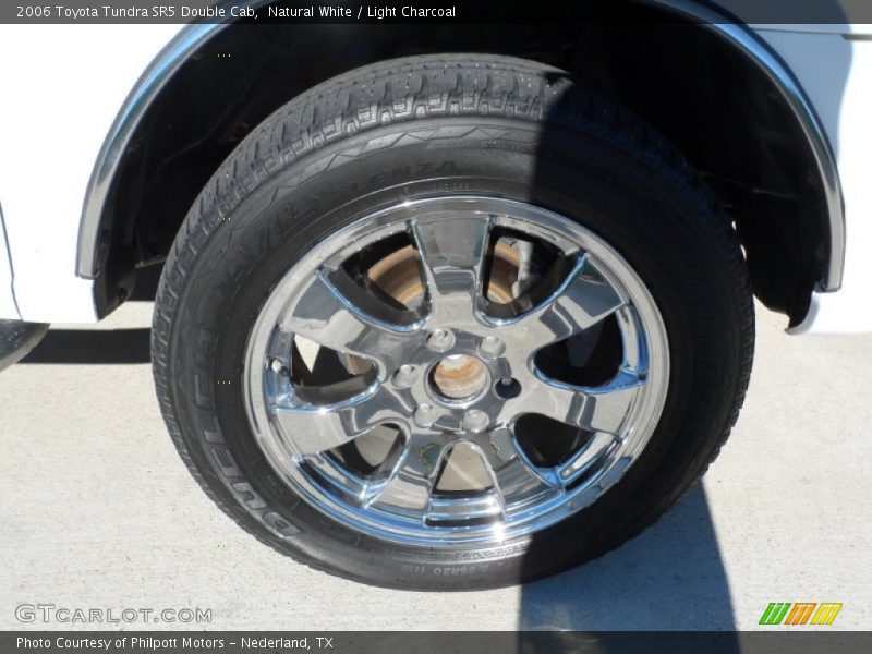 Natural White / Light Charcoal 2006 Toyota Tundra SR5 Double Cab