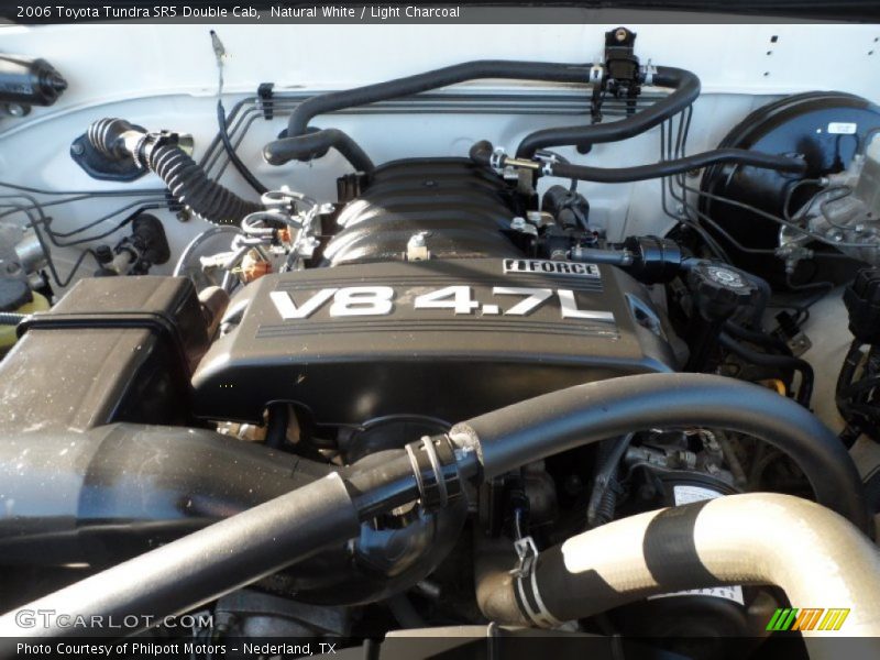 Natural White / Light Charcoal 2006 Toyota Tundra SR5 Double Cab