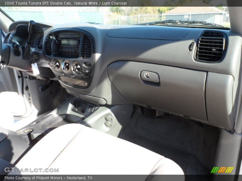 Natural White / Light Charcoal 2006 Toyota Tundra SR5 Double Cab