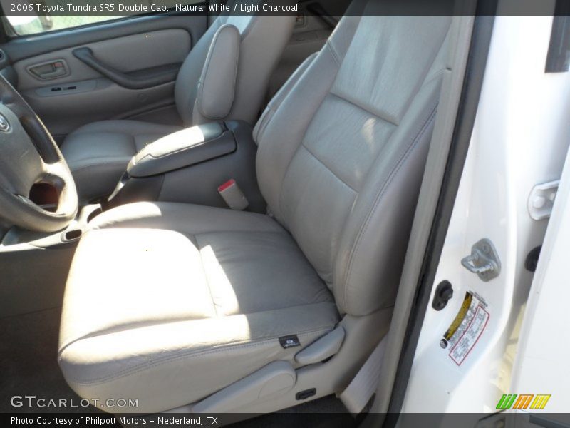 Natural White / Light Charcoal 2006 Toyota Tundra SR5 Double Cab