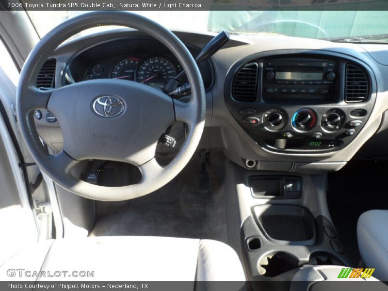 Natural White / Light Charcoal 2006 Toyota Tundra SR5 Double Cab