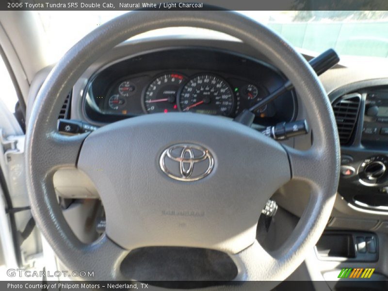 Natural White / Light Charcoal 2006 Toyota Tundra SR5 Double Cab