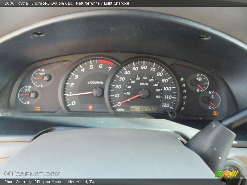 Natural White / Light Charcoal 2006 Toyota Tundra SR5 Double Cab
