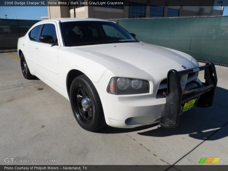Stone White / Dark Slate Gray/Light Graystone 2006 Dodge Charger SE