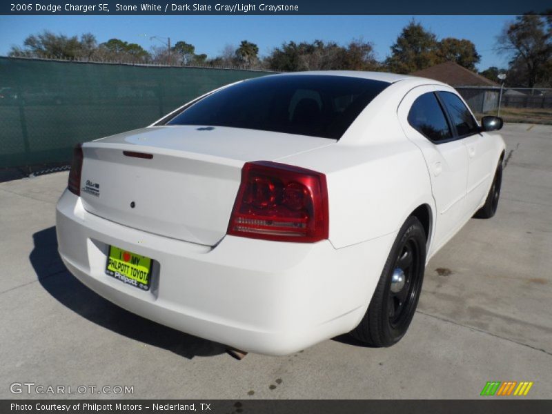 Stone White / Dark Slate Gray/Light Graystone 2006 Dodge Charger SE