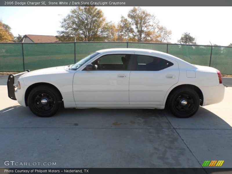 Stone White / Dark Slate Gray/Light Graystone 2006 Dodge Charger SE