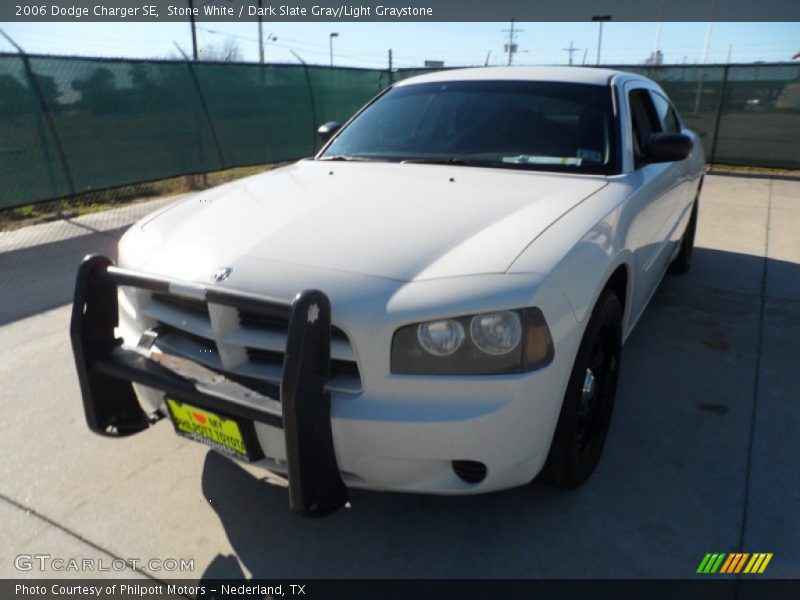Stone White / Dark Slate Gray/Light Graystone 2006 Dodge Charger SE