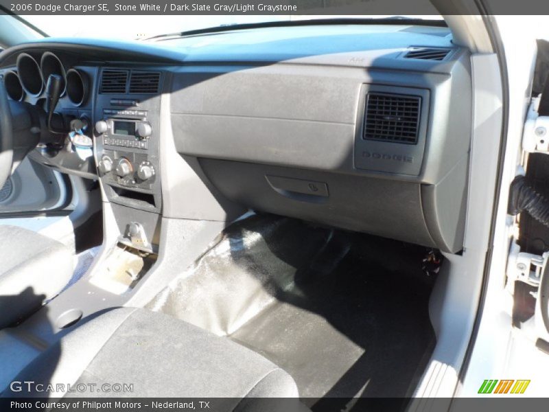 Stone White / Dark Slate Gray/Light Graystone 2006 Dodge Charger SE