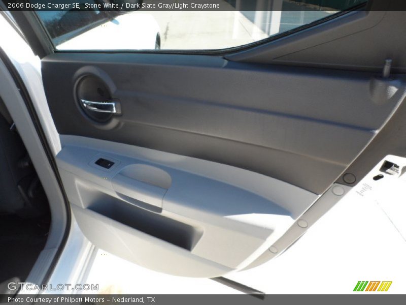 Stone White / Dark Slate Gray/Light Graystone 2006 Dodge Charger SE