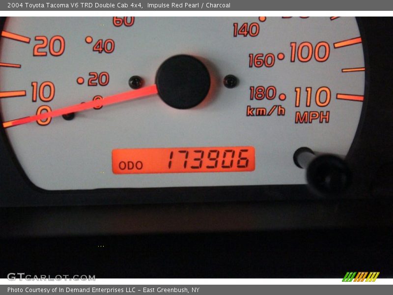 Impulse Red Pearl / Charcoal 2004 Toyota Tacoma V6 TRD Double Cab 4x4