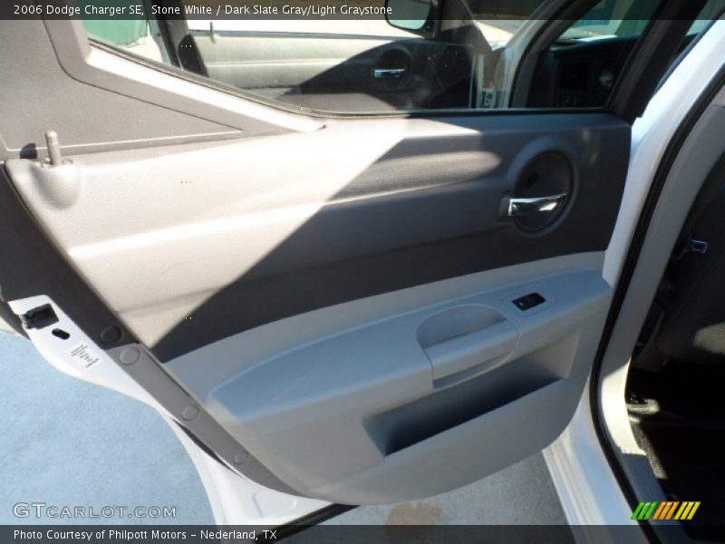 Stone White / Dark Slate Gray/Light Graystone 2006 Dodge Charger SE