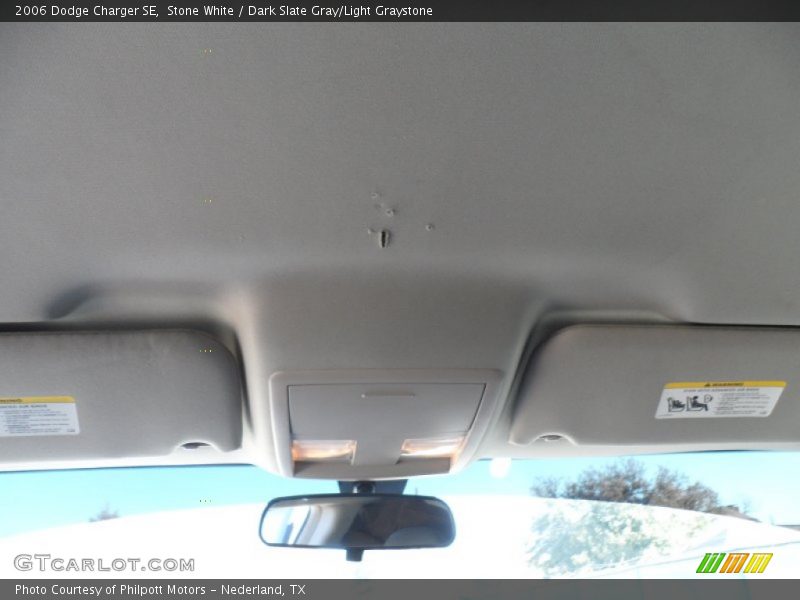 Stone White / Dark Slate Gray/Light Graystone 2006 Dodge Charger SE