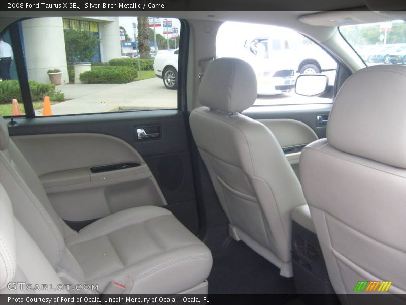 Silver Birch Metallic / Camel 2008 Ford Taurus X SEL