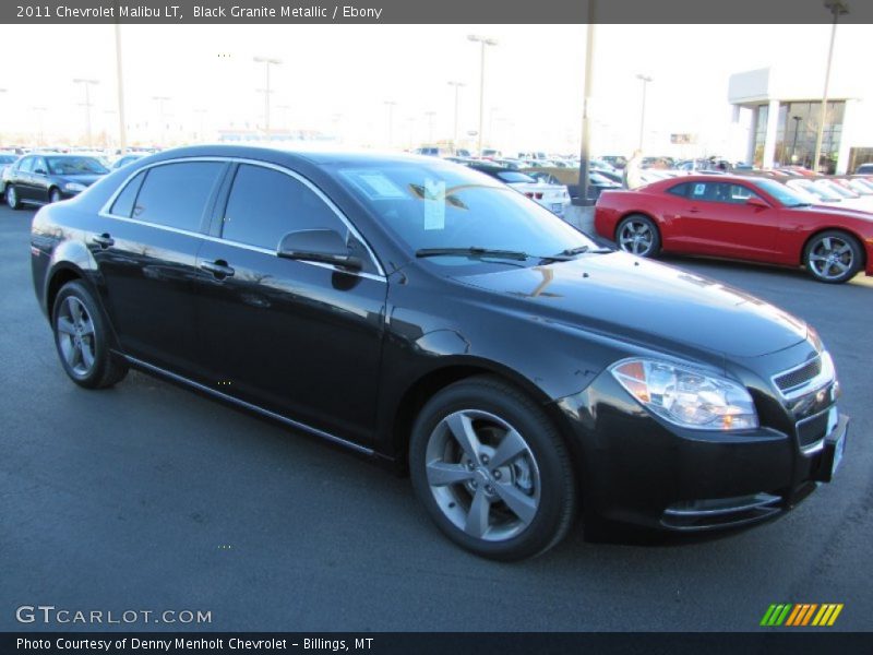 Black Granite Metallic / Ebony 2011 Chevrolet Malibu LT