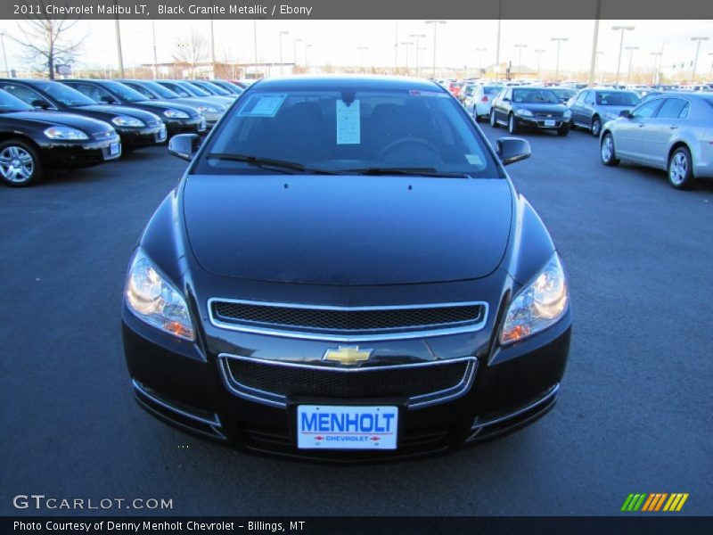 Black Granite Metallic / Ebony 2011 Chevrolet Malibu LT