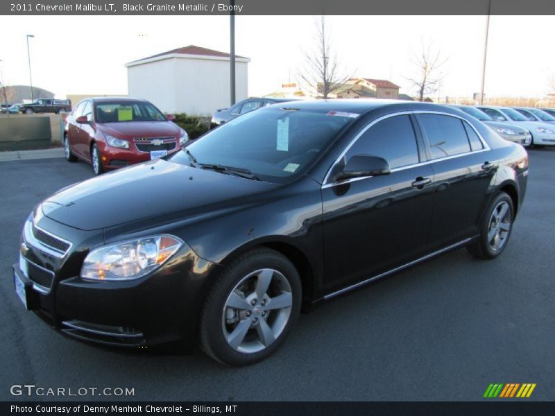 Black Granite Metallic / Ebony 2011 Chevrolet Malibu LT