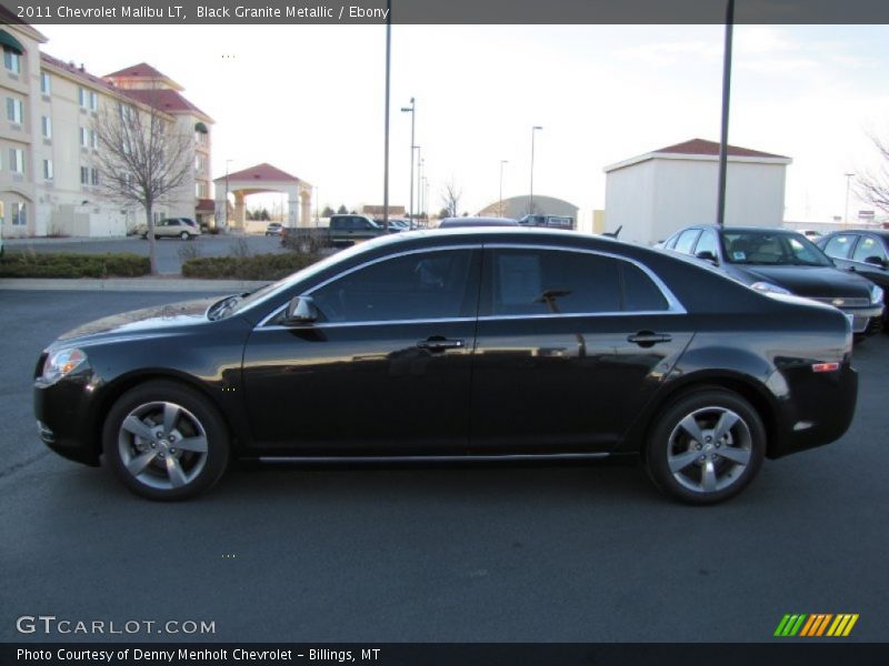 Black Granite Metallic / Ebony 2011 Chevrolet Malibu LT