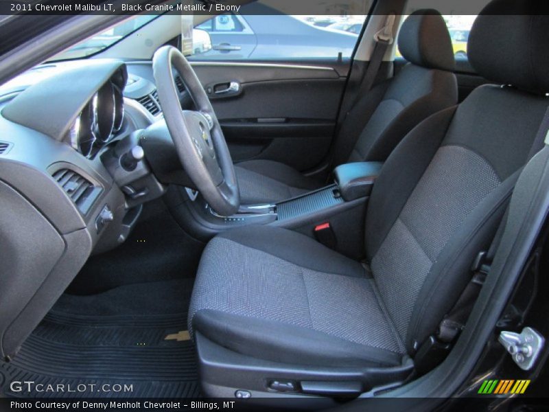 Black Granite Metallic / Ebony 2011 Chevrolet Malibu LT