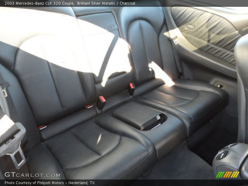 Brilliant Silver Metallic / Charcoal 2003 Mercedes-Benz CLK 320 Coupe