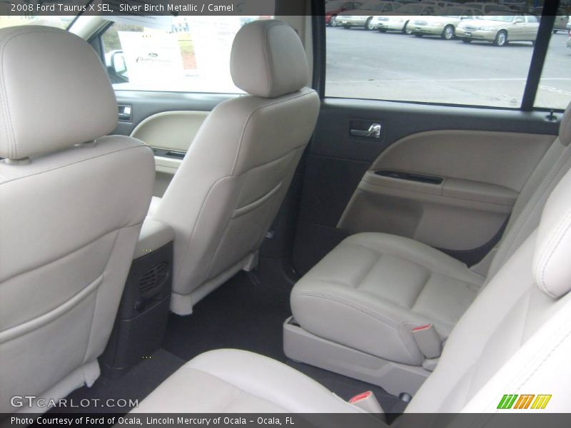 Silver Birch Metallic / Camel 2008 Ford Taurus X SEL