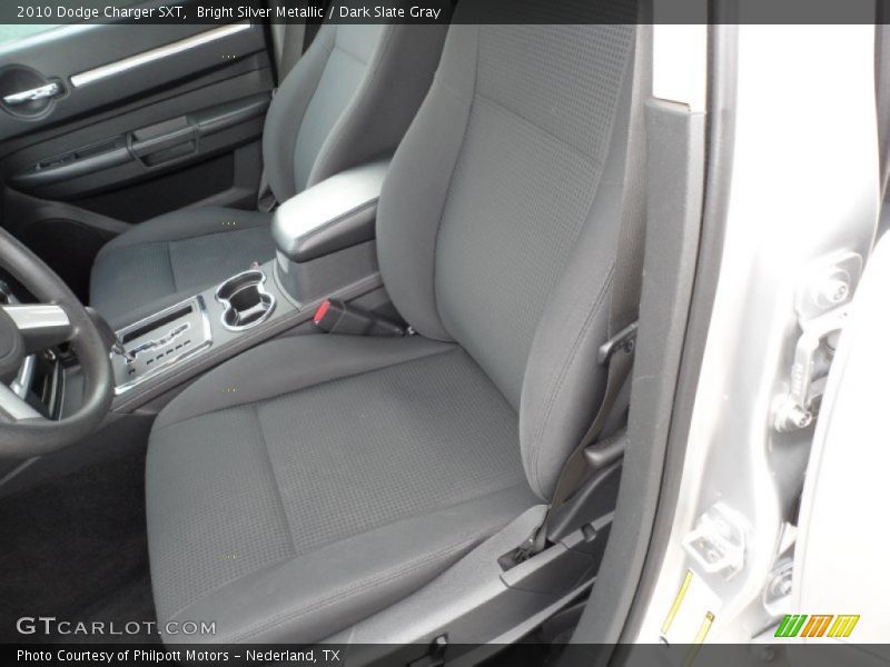 Bright Silver Metallic / Dark Slate Gray 2010 Dodge Charger SXT
