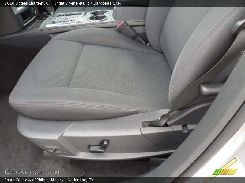 Bright Silver Metallic / Dark Slate Gray 2010 Dodge Charger SXT