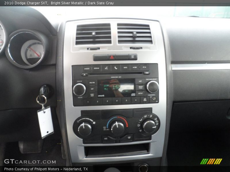 Bright Silver Metallic / Dark Slate Gray 2010 Dodge Charger SXT