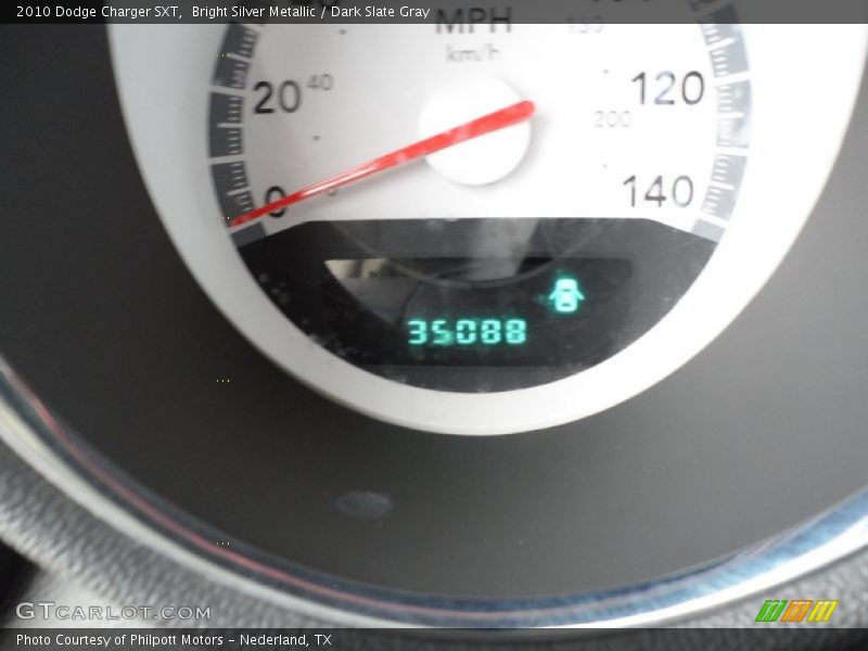 Bright Silver Metallic / Dark Slate Gray 2010 Dodge Charger SXT