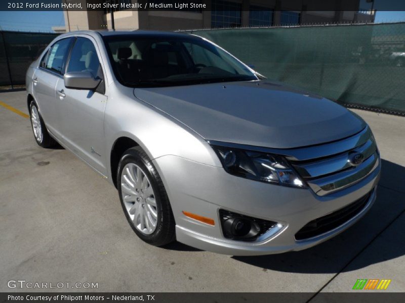 Front 3/4 View of 2012 Fusion Hybrid