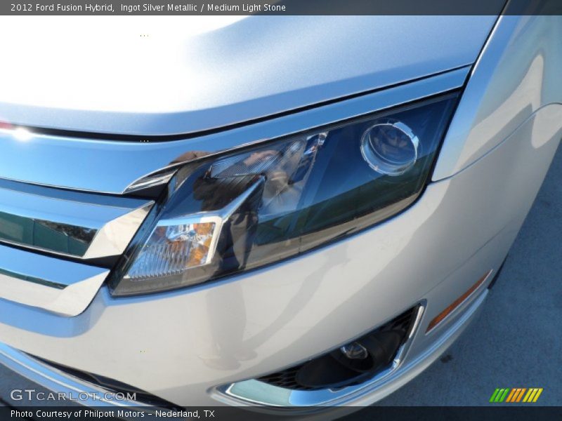 Ingot Silver Metallic / Medium Light Stone 2012 Ford Fusion Hybrid