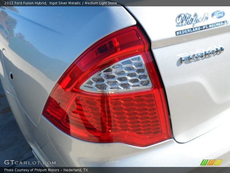 Ingot Silver Metallic / Medium Light Stone 2012 Ford Fusion Hybrid