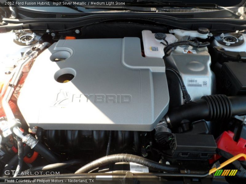  2012 Fusion Hybrid Engine - 2.5 Liter Atkinson Cycle DOHC 16-Valve VVT Duratec 4 Cylinder Gasoline/Electric Hybrid