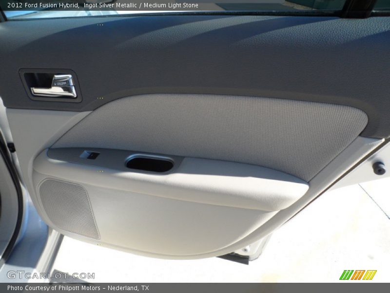 Ingot Silver Metallic / Medium Light Stone 2012 Ford Fusion Hybrid