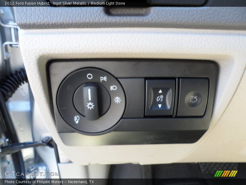 Controls of 2012 Fusion Hybrid