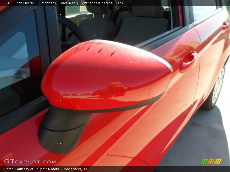 Race Red / Light Stone/Charcoal Black 2012 Ford Fiesta SE Hatchback