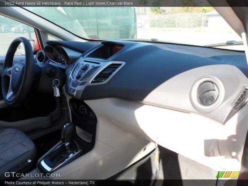 Race Red / Light Stone/Charcoal Black 2012 Ford Fiesta SE Hatchback