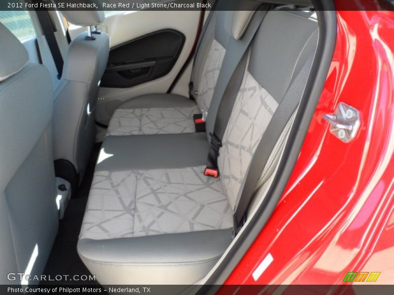 Race Red / Light Stone/Charcoal Black 2012 Ford Fiesta SE Hatchback